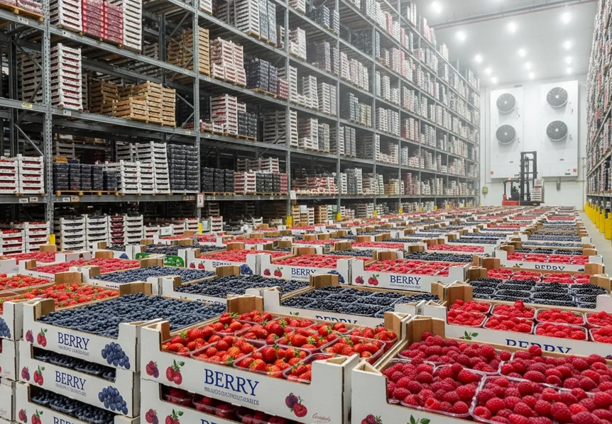 Temperature controlled warehouse and dispatch operation