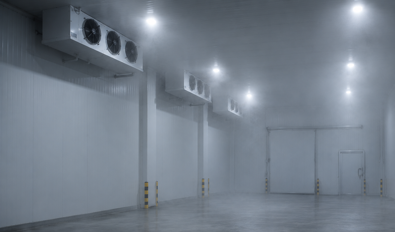 Warehouse cold storage racking