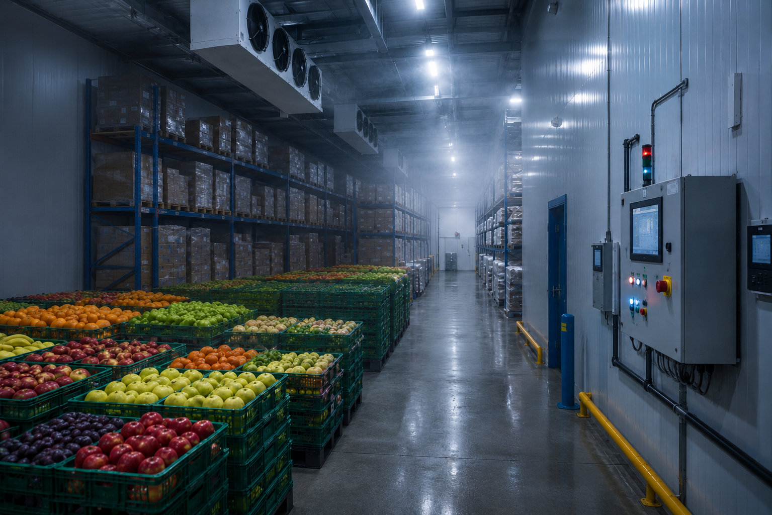 Cold storage warehouse and logistics