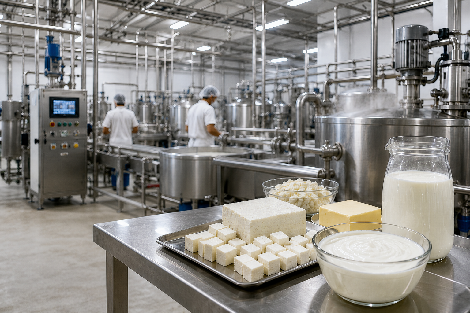Milk processing and dairy production