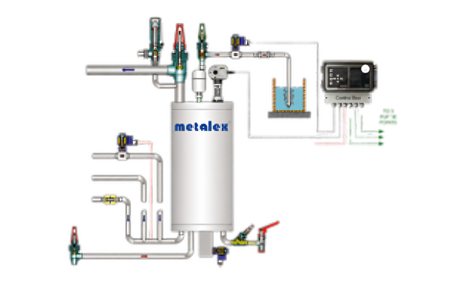 Metalex Air Purger for ammonia refrigeration plant
