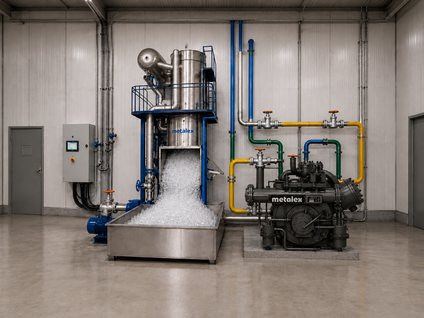 Metalex tube ice production system