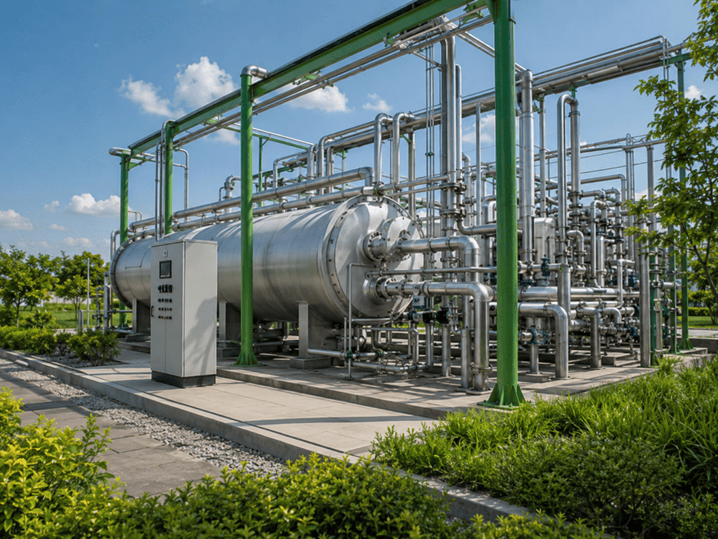 Carbon dioxide purification and liquefaction process equipment